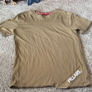 Men's Tan Short Sleeve Tee